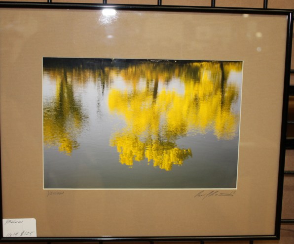 Ron yellow trees reflection