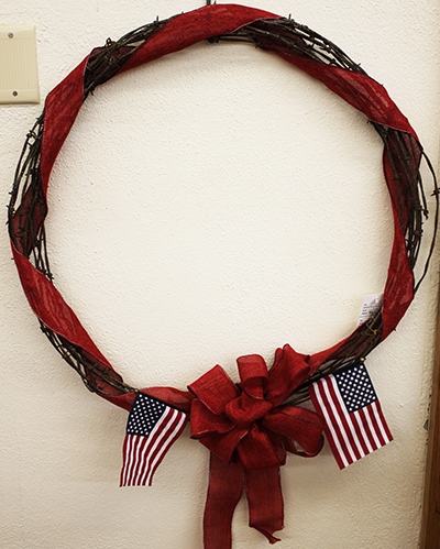 hatcher barbed wire wreath